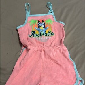 Australia Kids Pink Romper 🌸
